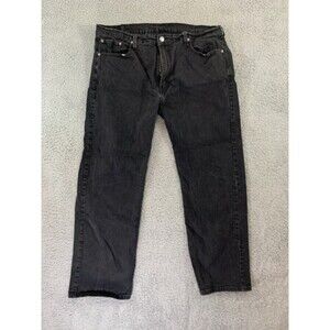 Levis 559 Black Label Black Jeans 40x32 Levi Strauss Men's Jeans Pockets